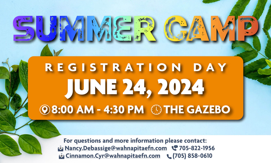 Summer Camp Registration Day