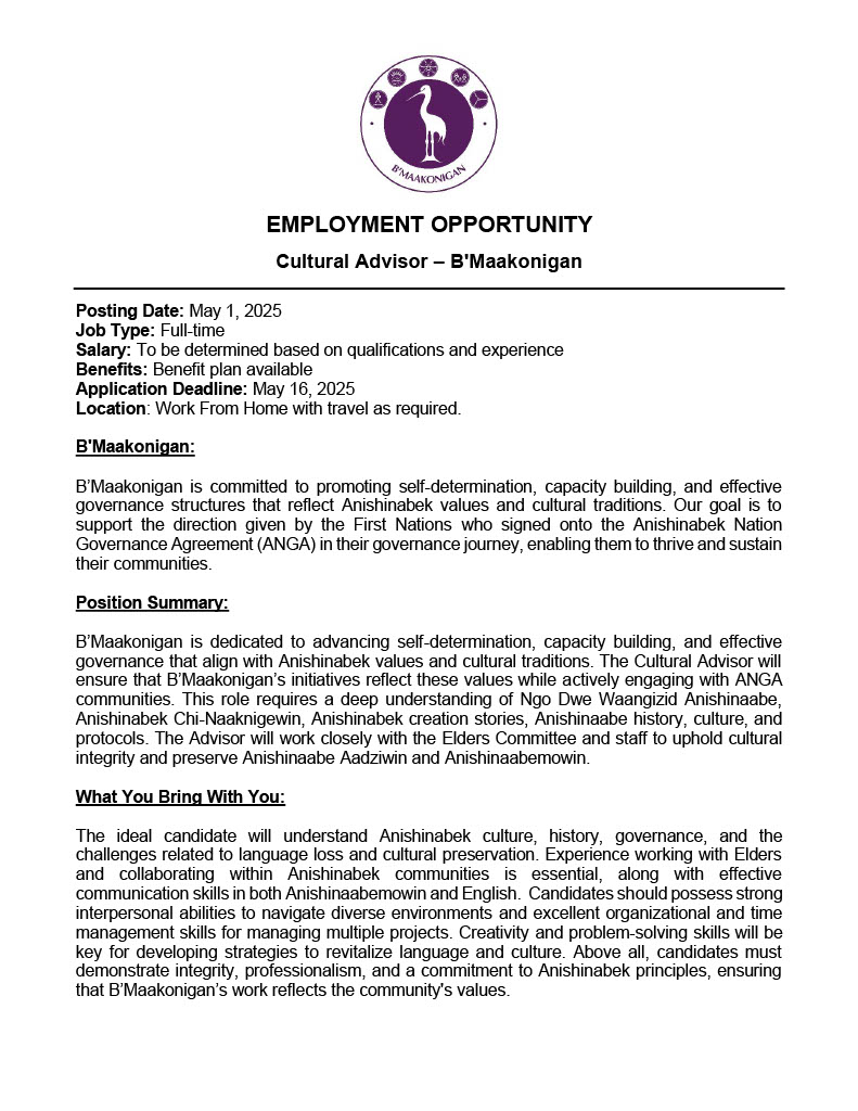 Cultural Advisor BMaakonigan Page1
