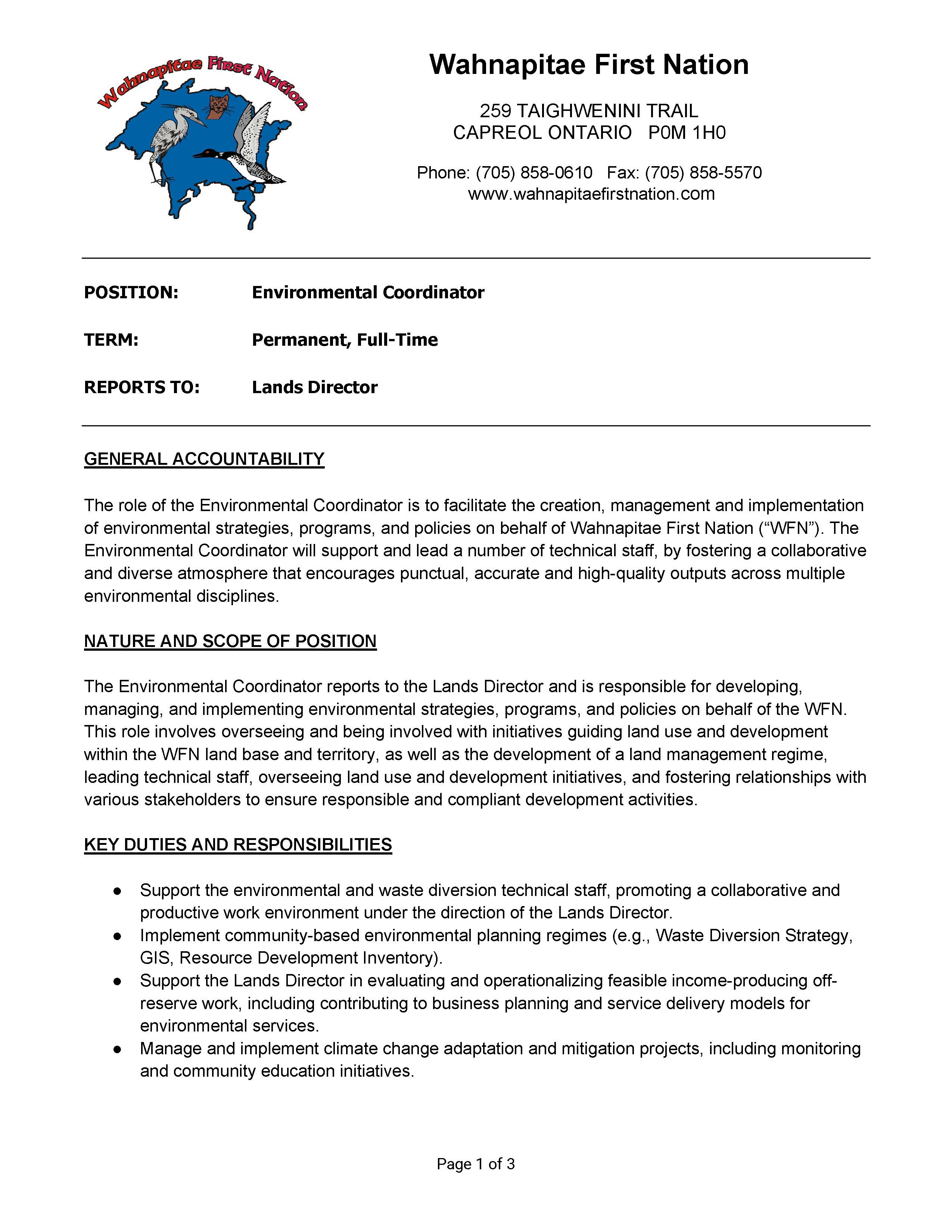 Health Program Support Worker Summer Student