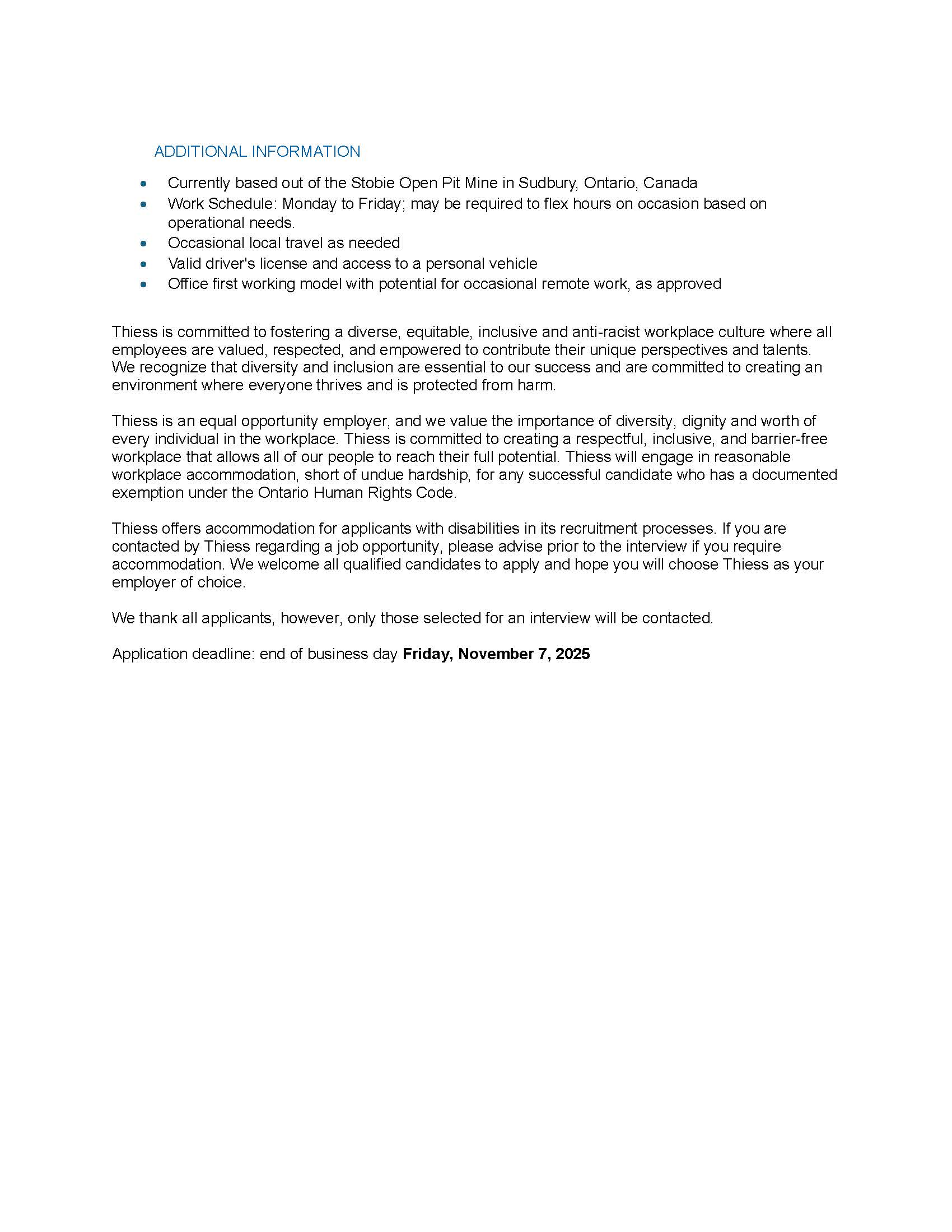 Stobie Job Posting Mine Engineer Supervisor Page 3