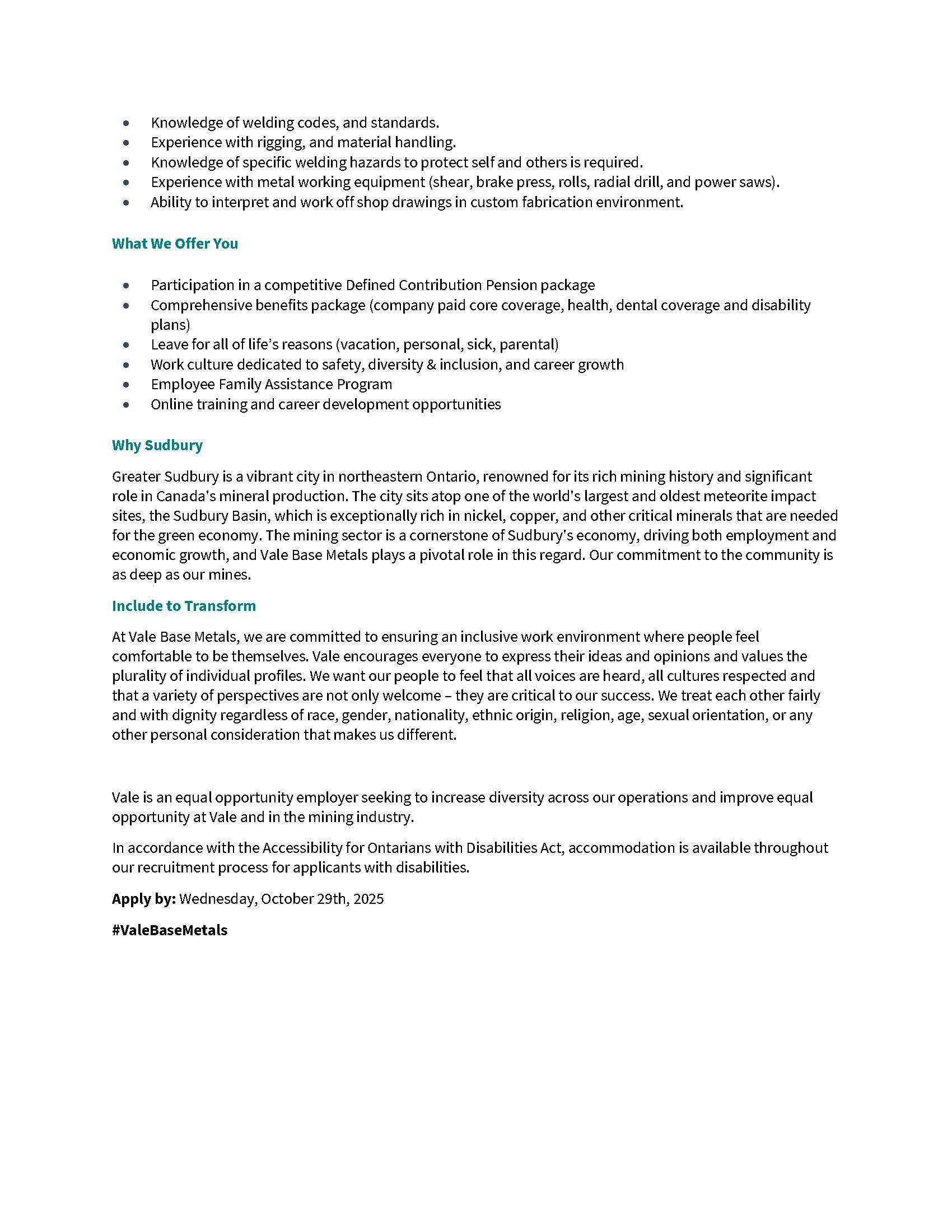 Stobie Open Pit Welder Fitter Page 2