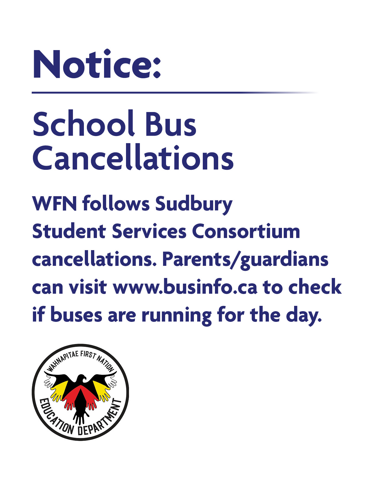 Notice: Stay Connected