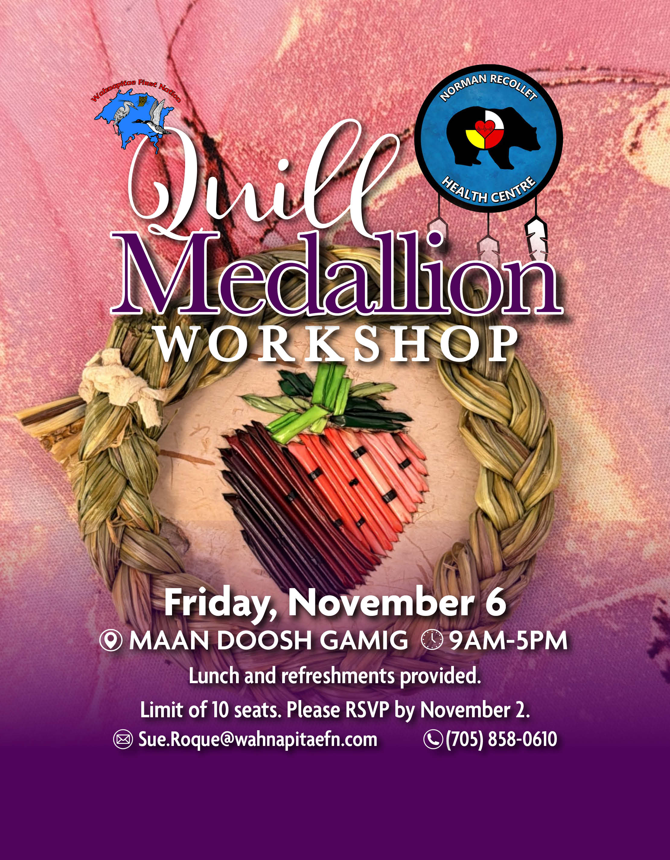 Quill Medallion Workshop