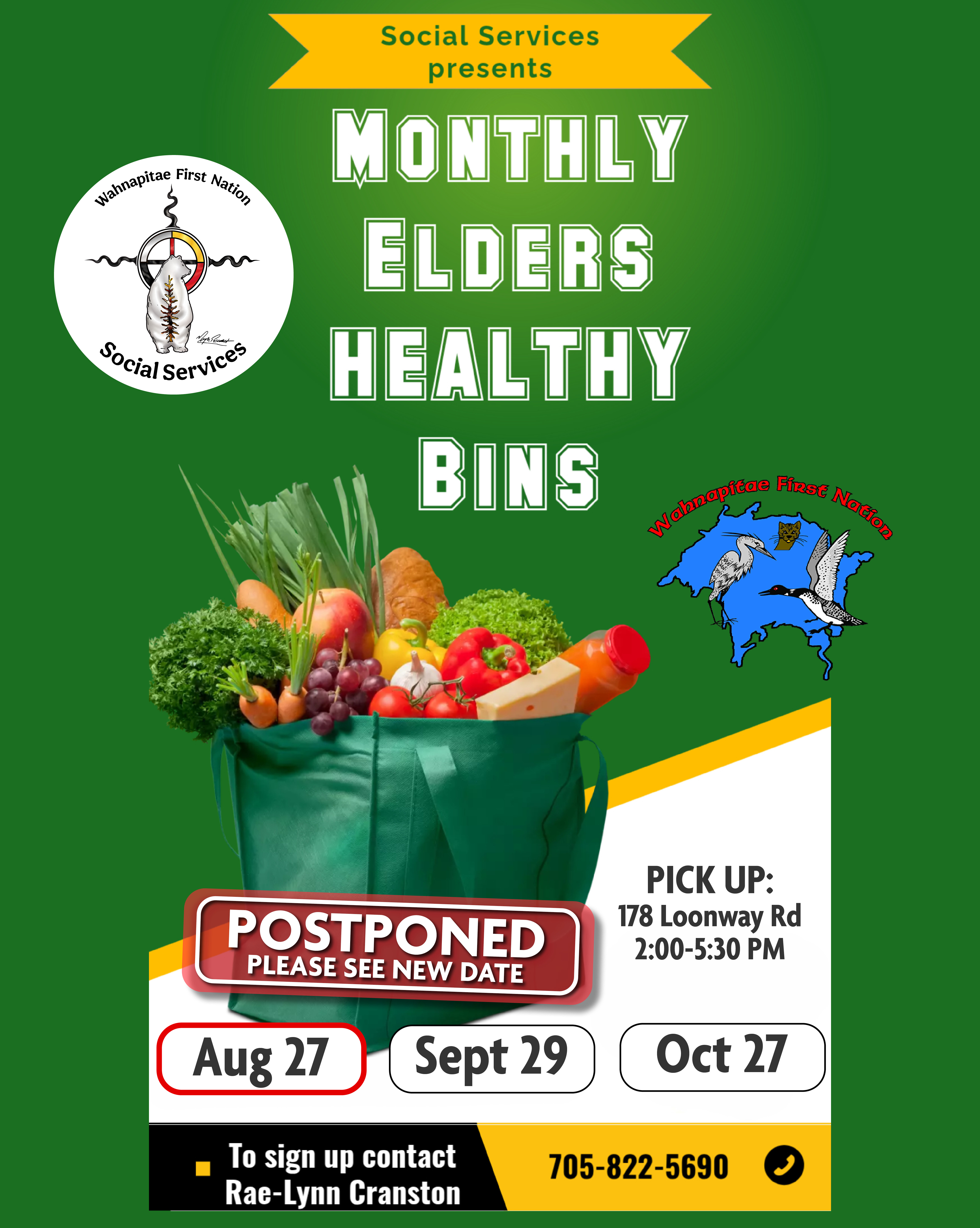 Flyer: Elder's Healthy Bins