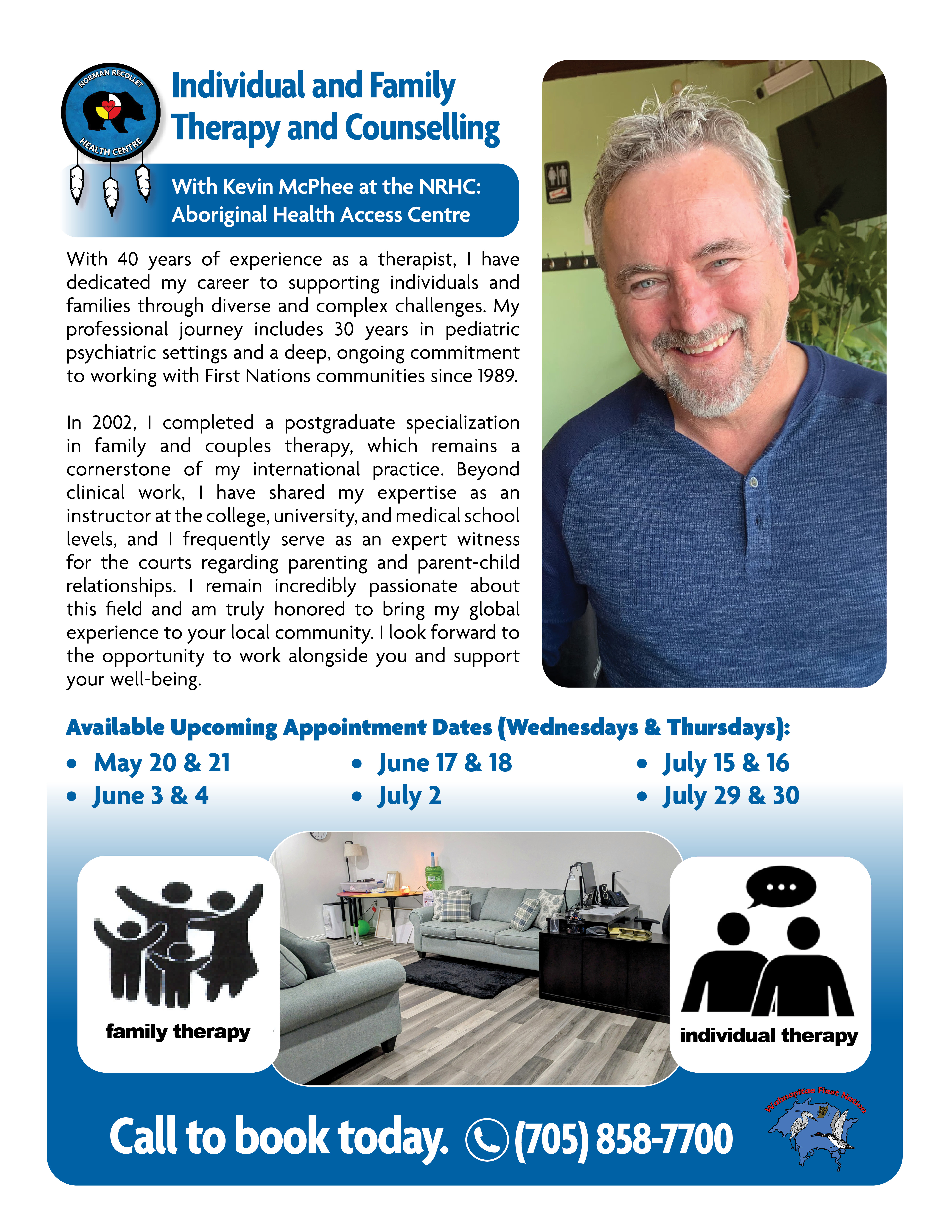NRHC - Therapy and Counselling - Kevin McPhee