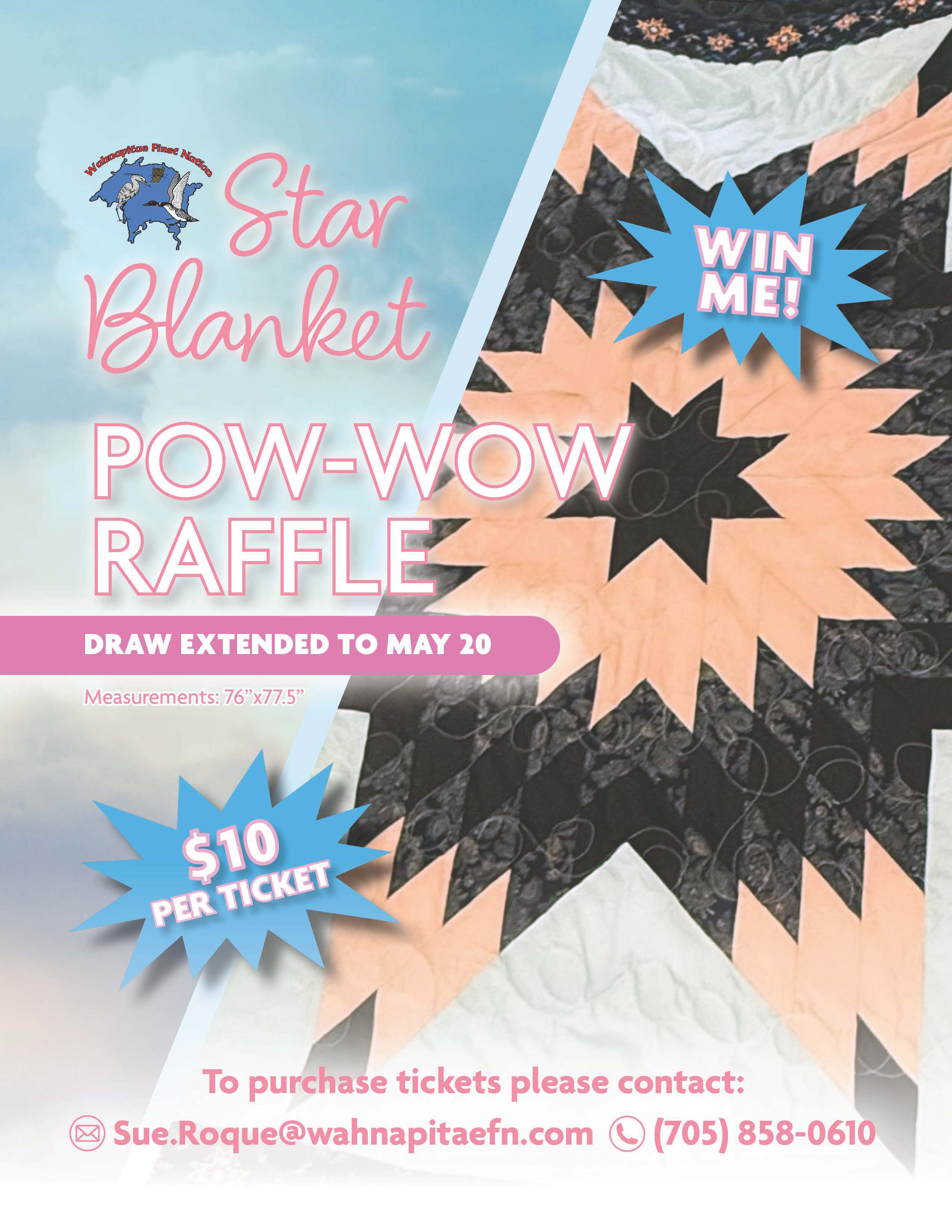 Star Blanket Raffle